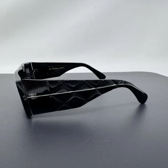 Vintage Dr. Peepers S45801 Black Rhinestone Costume/Fashion Sunglasses - Picture 3 of 9